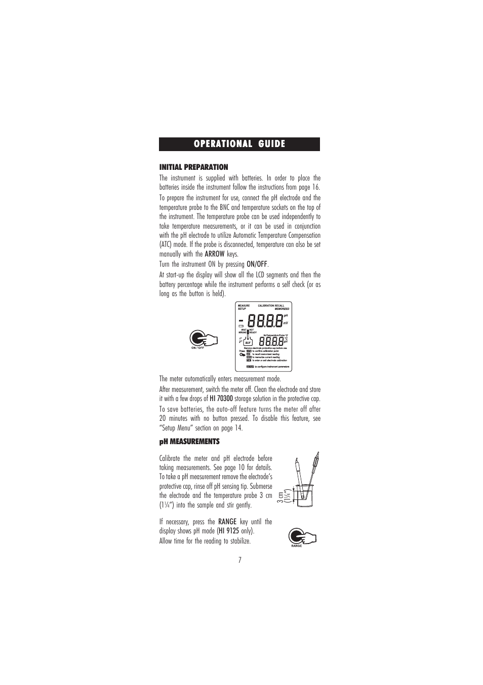Hanna Instruments HI 9124 User Manual | Page 7 / 28