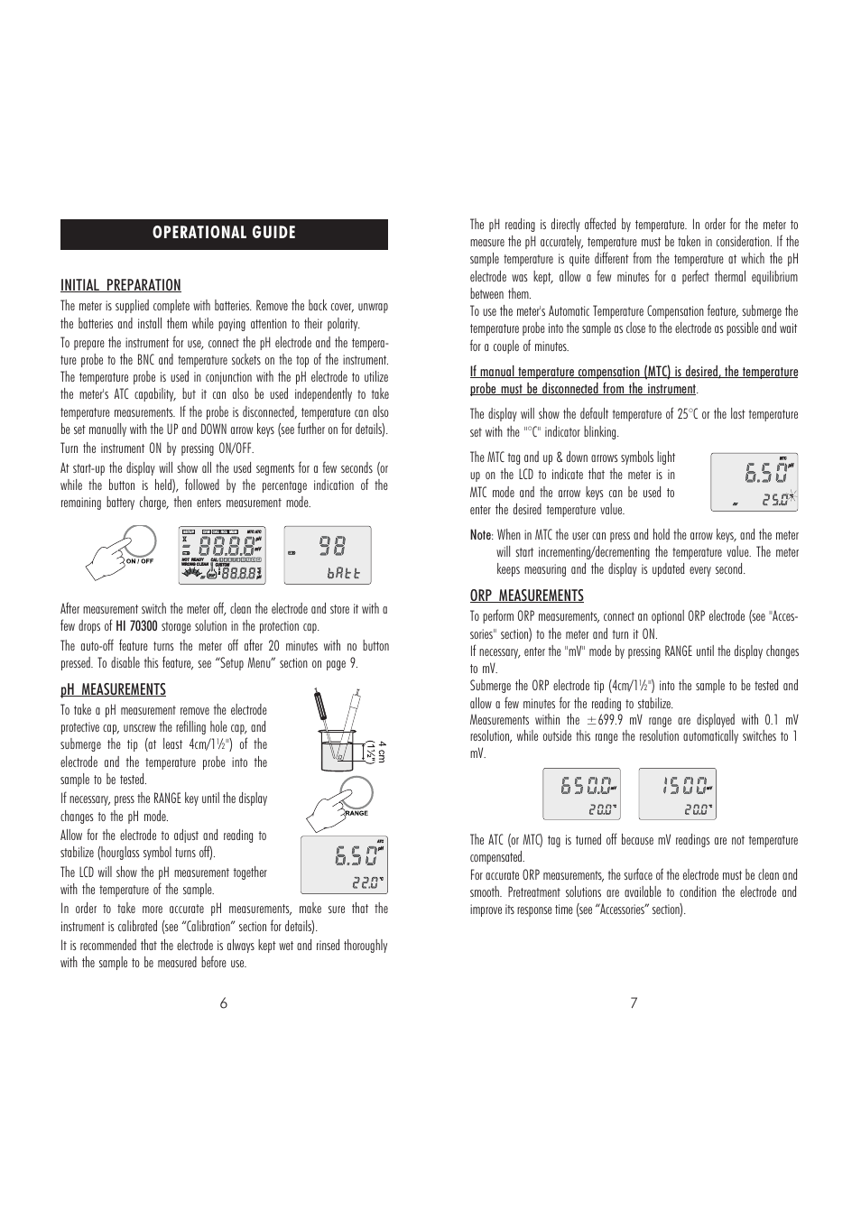 Hanna Instruments HI 9026V User Manual | Page 4 / 11