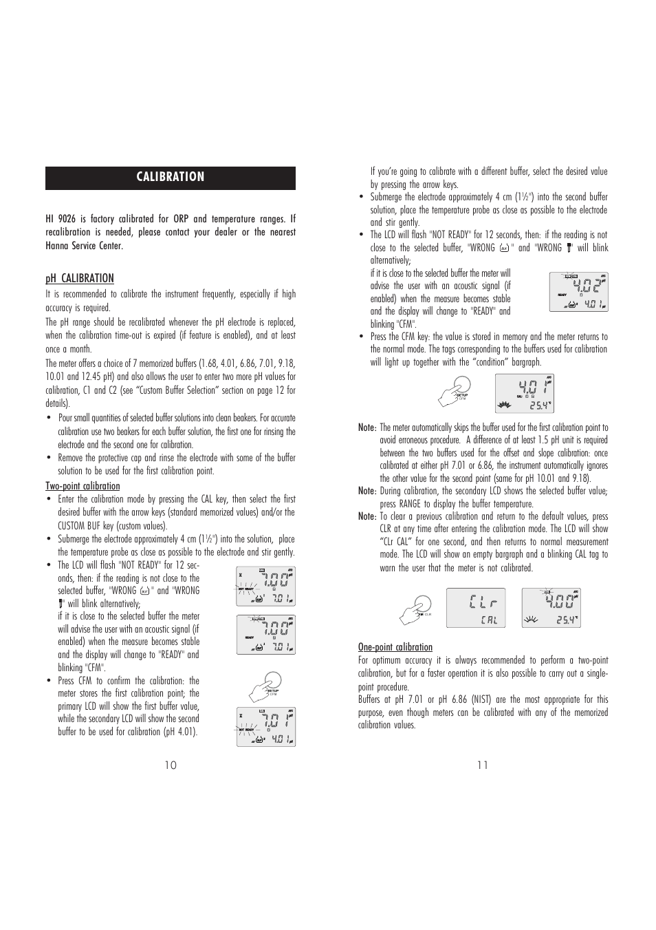 Hanna Instruments HI 9026V User Manual | Page 6 / 11
