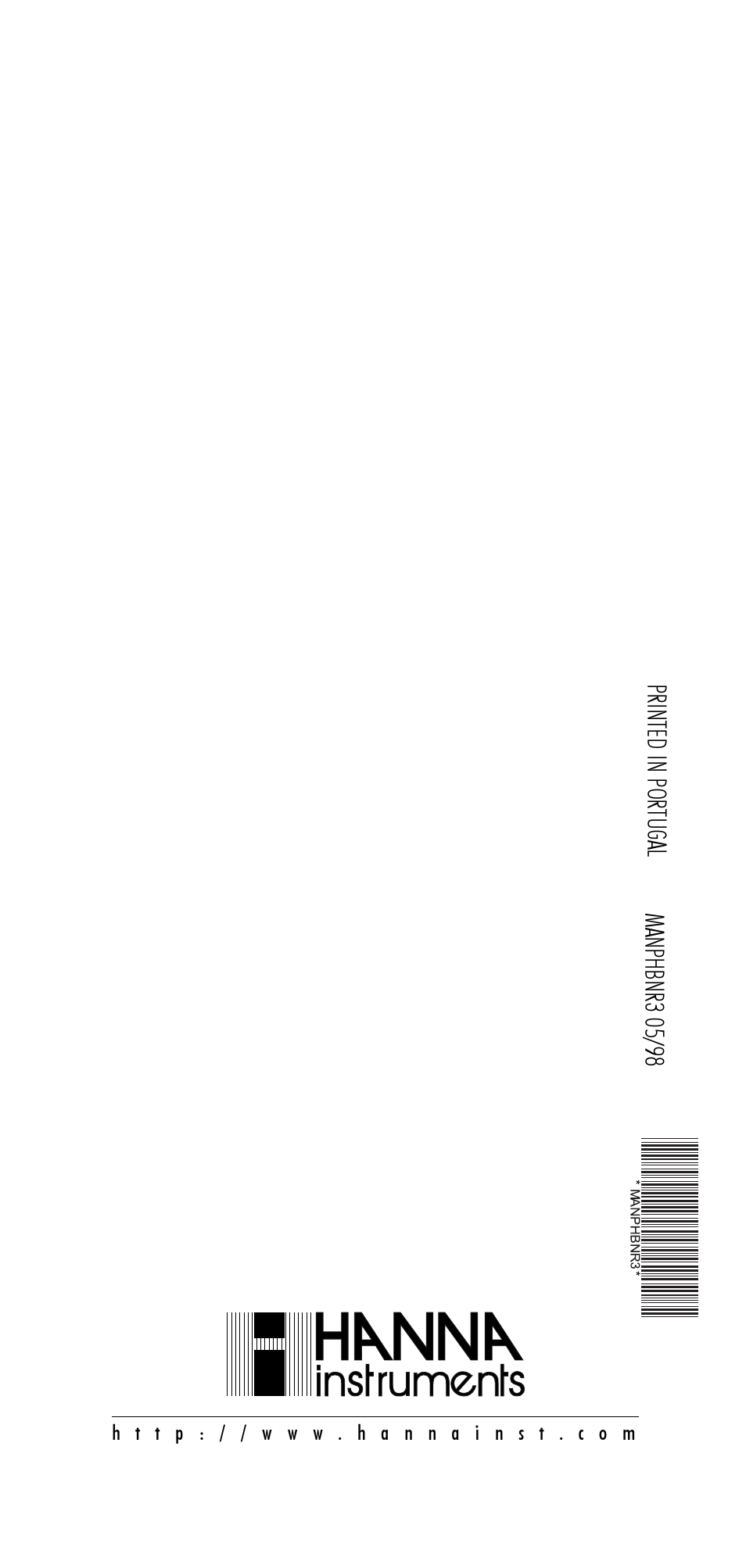 Hanna Instruments HI 8521 User Manual | Page 40 / 40