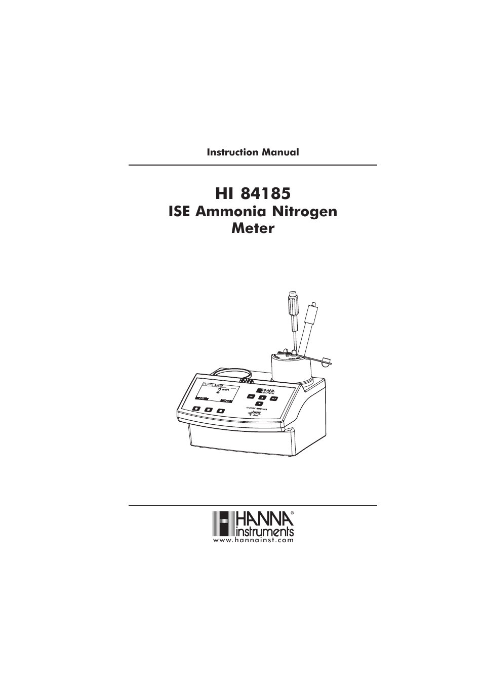 Hanna Instruments HI 84185 User Manual | 24 pages