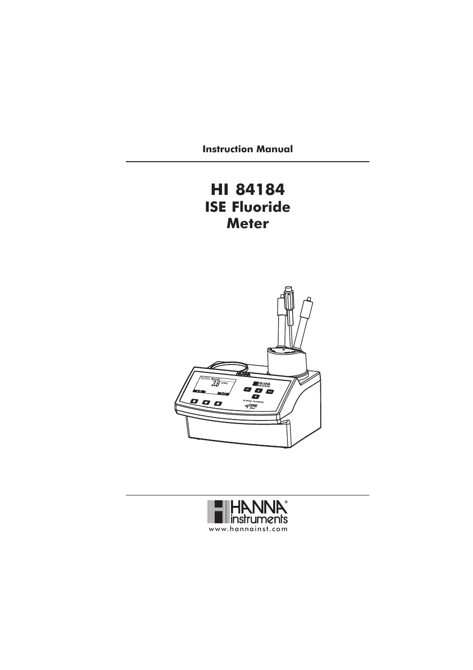 Hanna Instruments HI 84184 User Manual | 20 pages