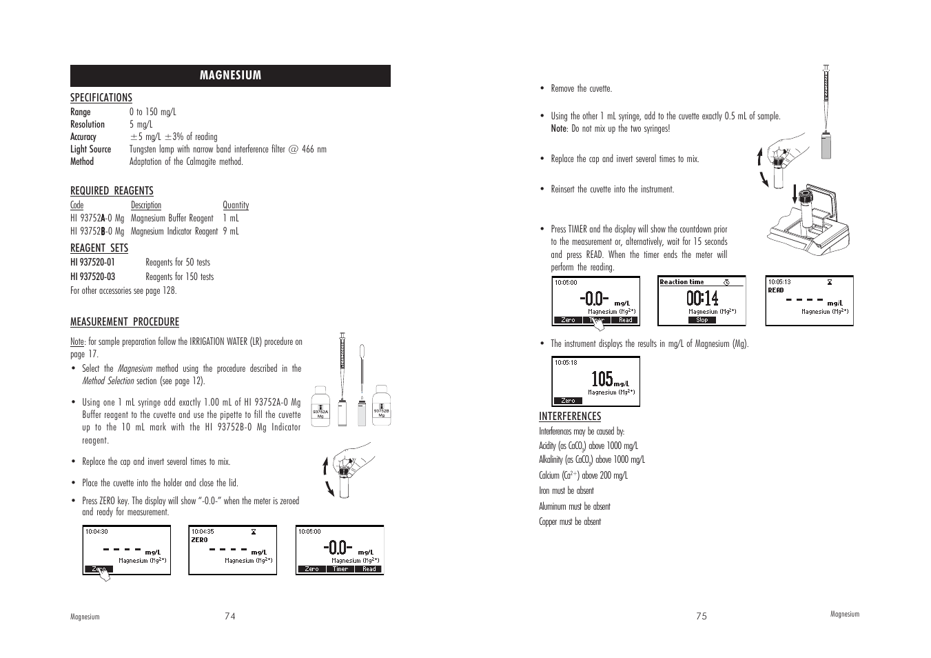 Hanna Instruments HI 83200-01 User Manual | Page 38 / 67