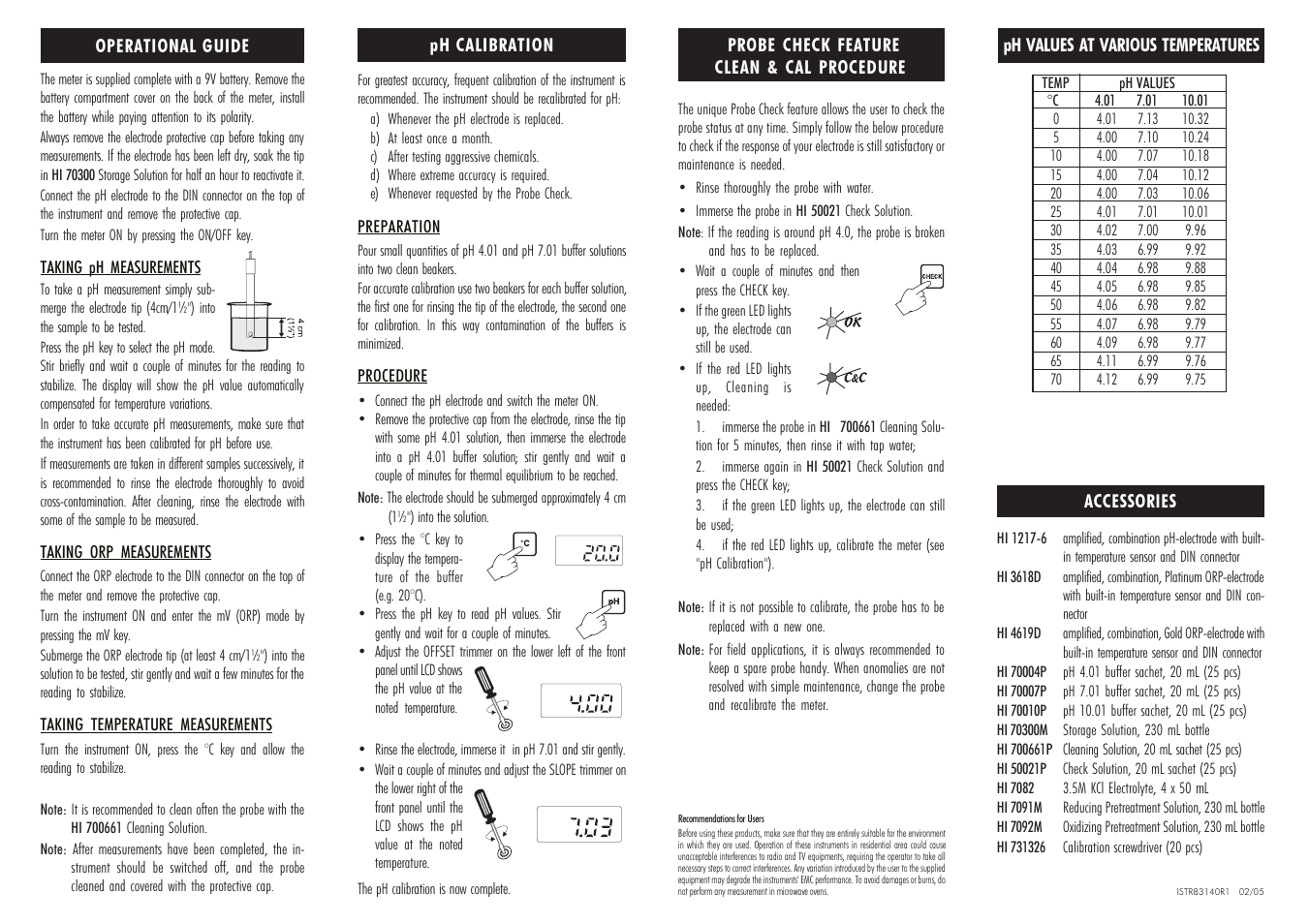 Hanna Instruments HI 83140 User Manual | Page 2 / 2