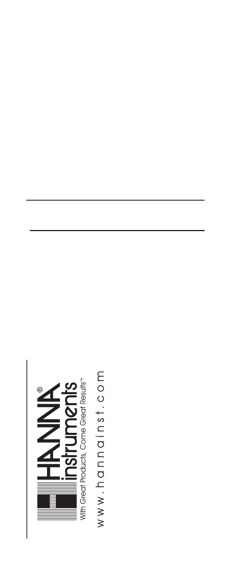 Hanna Instruments HI 5315 User Manual | Page 8 / 8