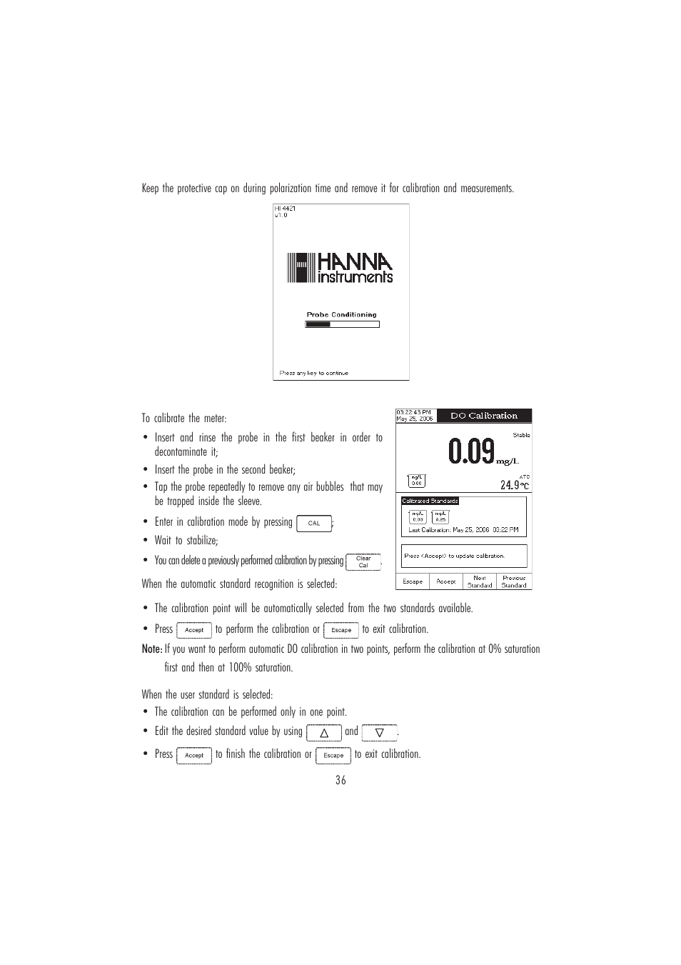 Hanna Instruments HI 4421 User Manual | Page 36 / 56