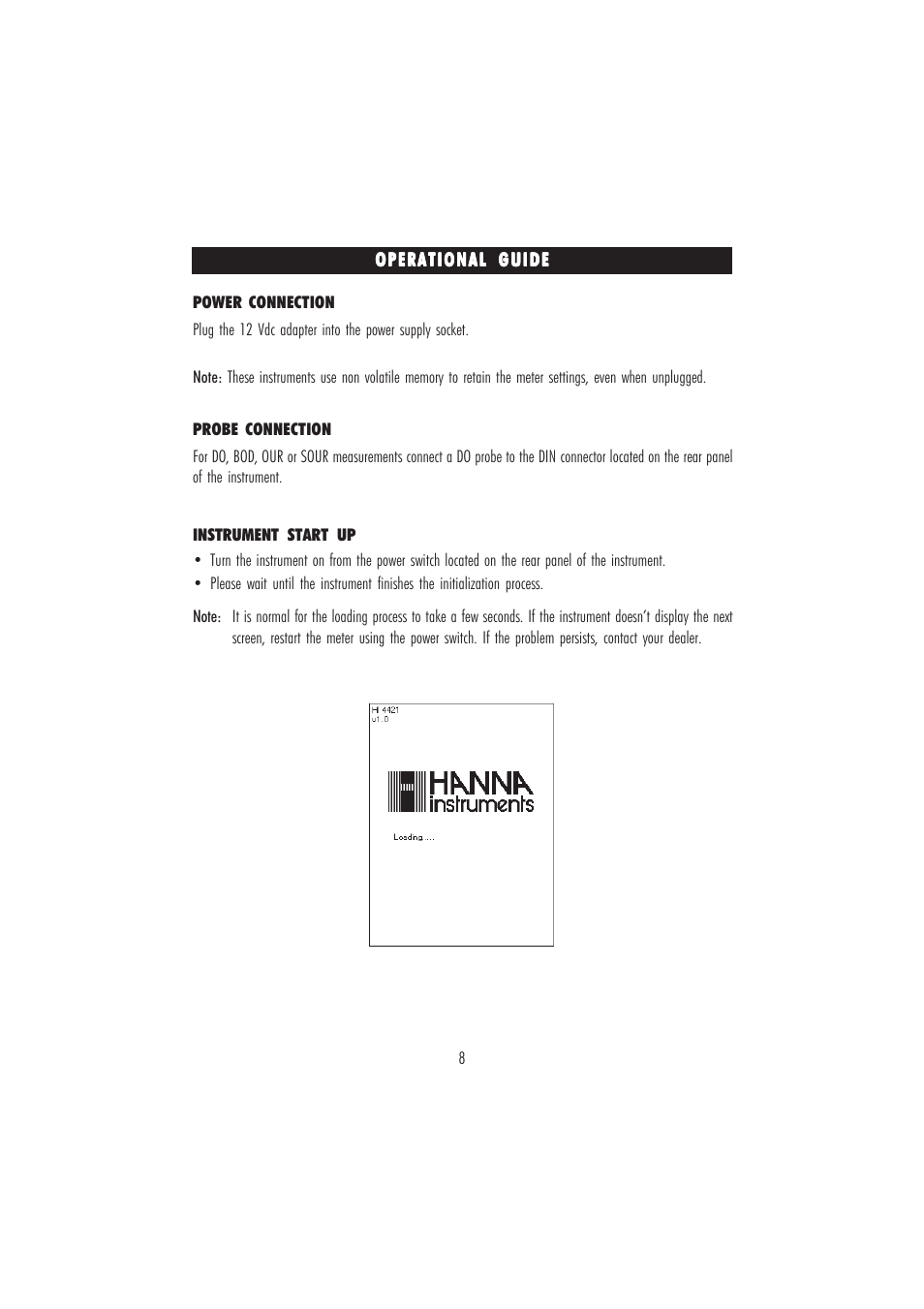 Hanna Instruments HI 4421 User Manual | Page 8 / 56