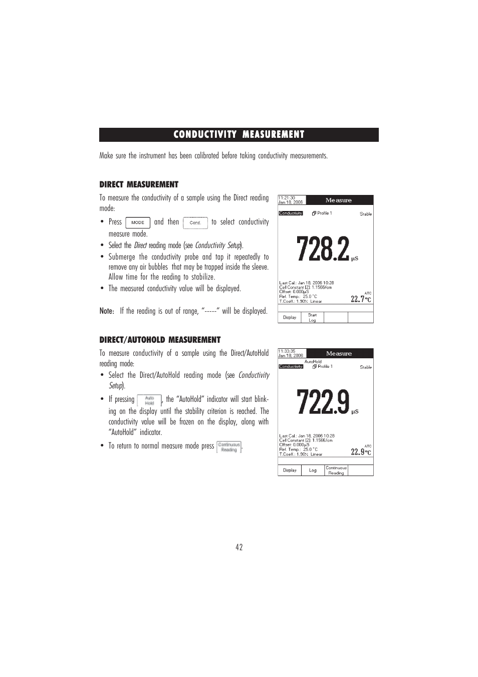 Hanna Instruments HI 4321 User Manual | Page 42 / 60