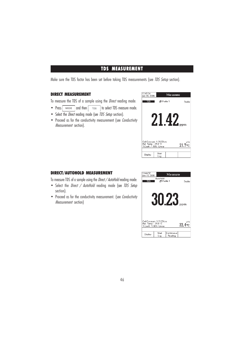 Hanna Instruments HI 4321 User Manual | Page 46 / 60