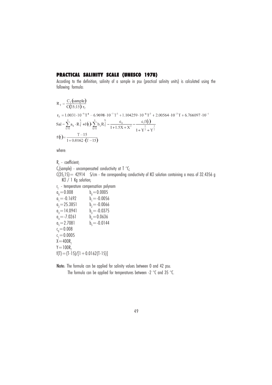 Hanna Instruments HI 4321 User Manual | Page 49 / 60
