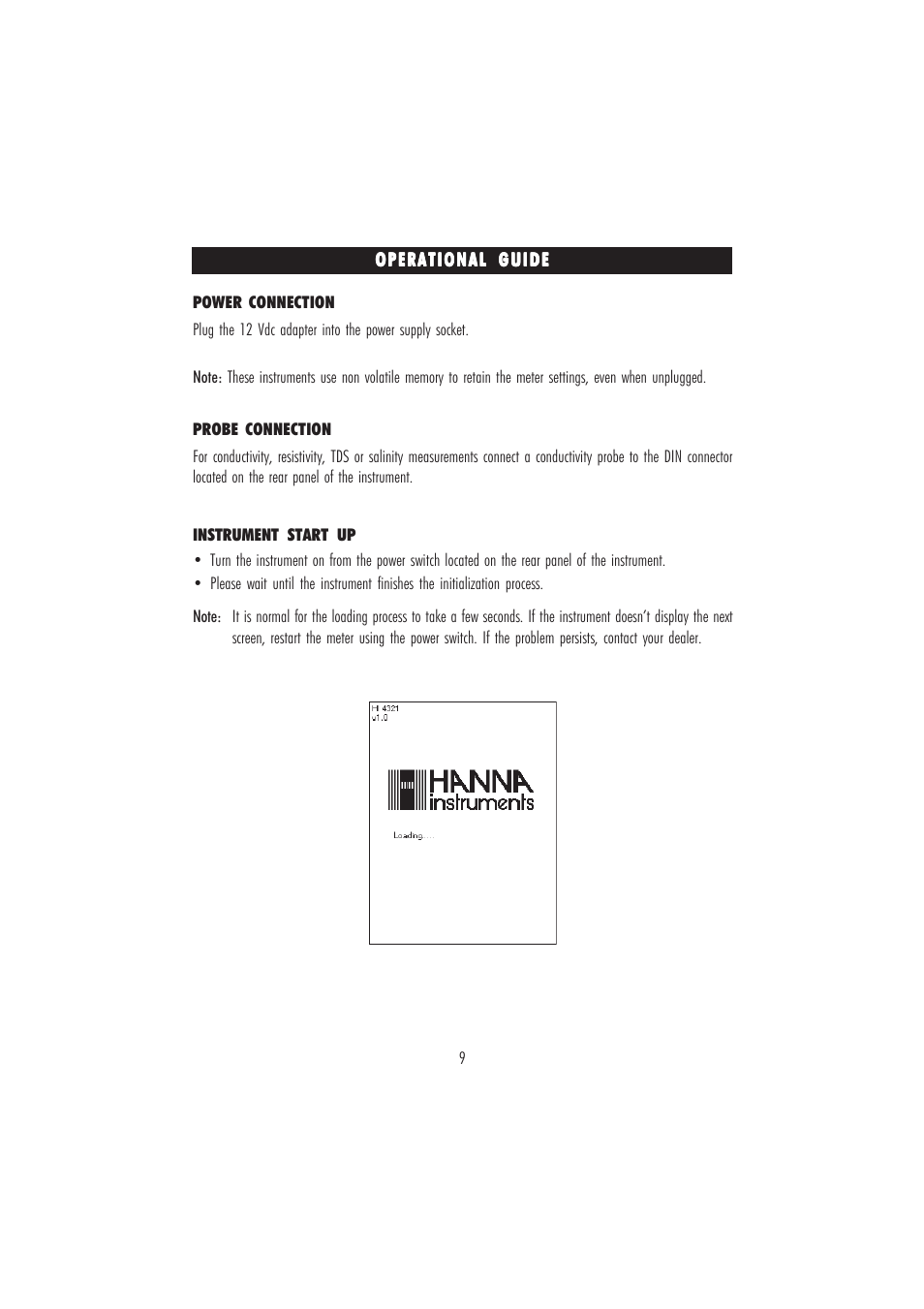 Hanna Instruments HI 4321 User Manual | Page 9 / 60