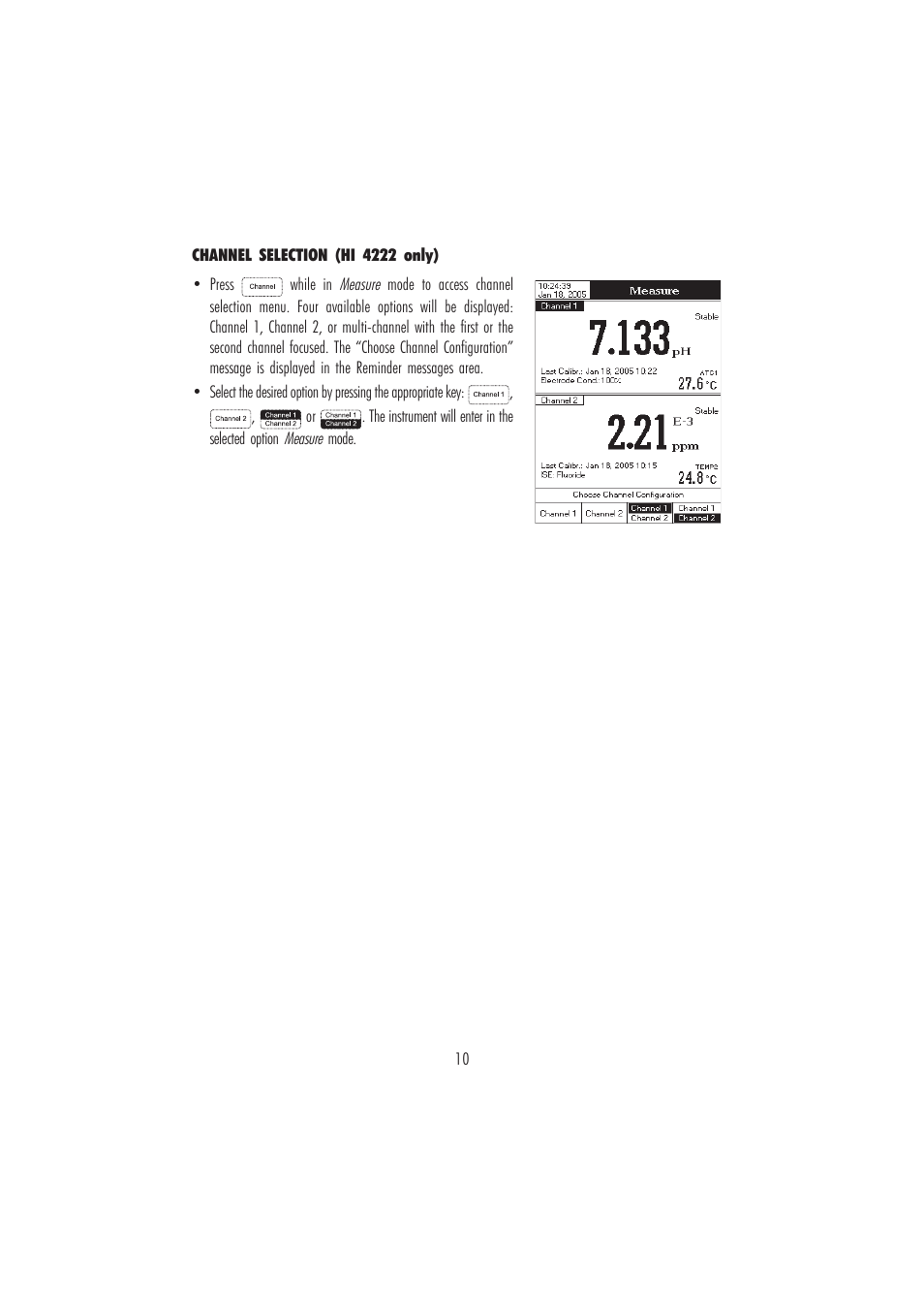 Hanna Instruments HI 4221 User Manual | Page 10 / 76