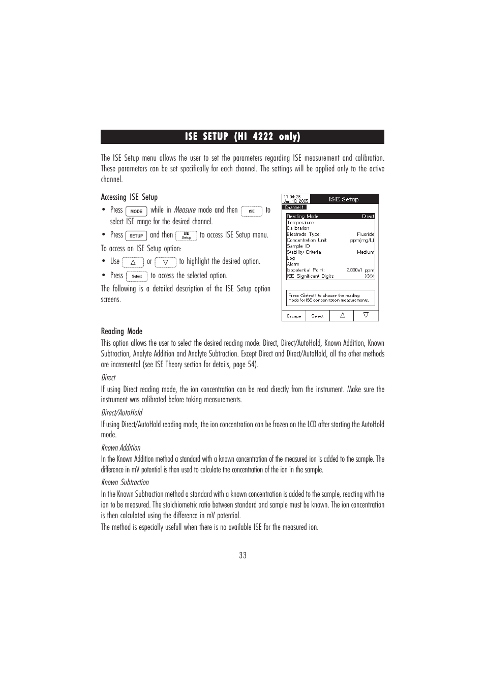 Hanna Instruments HI 4221 User Manual | Page 33 / 76