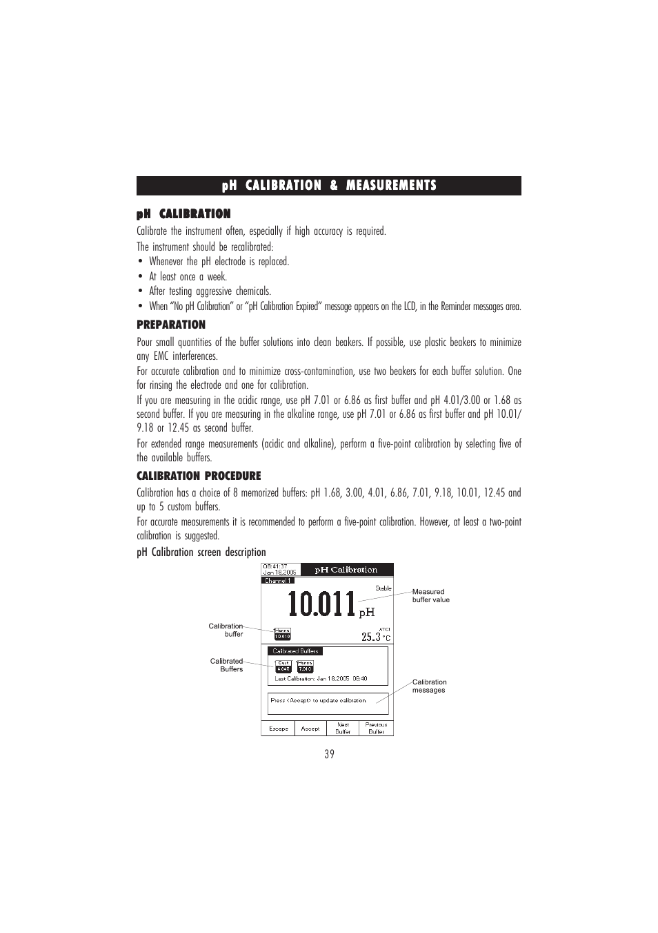 Hanna Instruments HI 4221 User Manual | Page 39 / 76