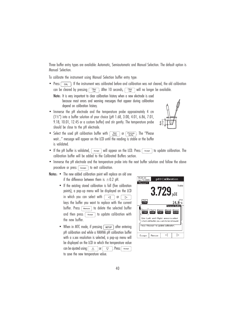 Hanna Instruments HI 4221 User Manual | Page 40 / 76