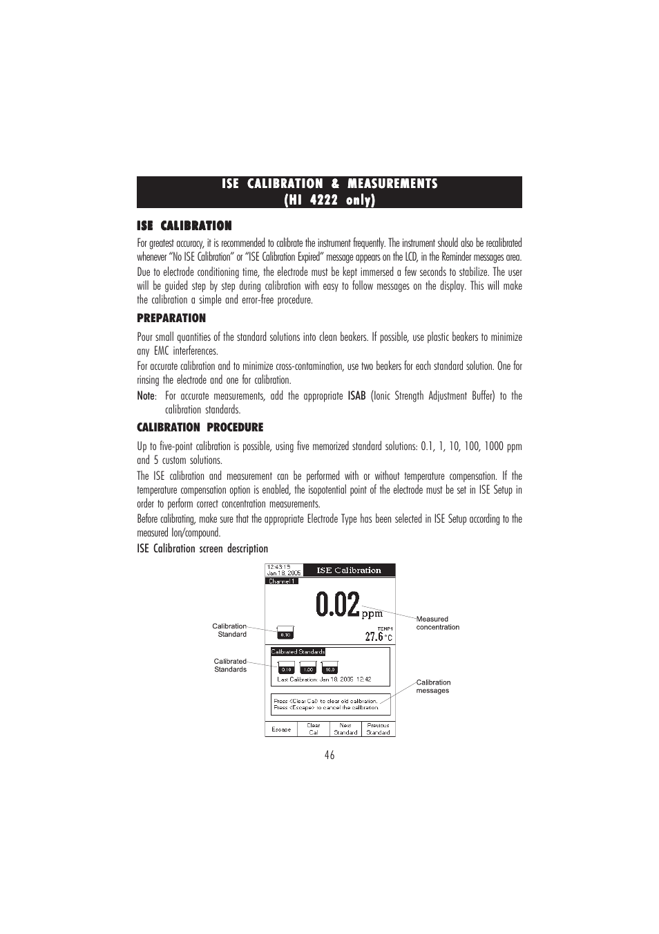 Hanna Instruments HI 4221 User Manual | Page 46 / 76
