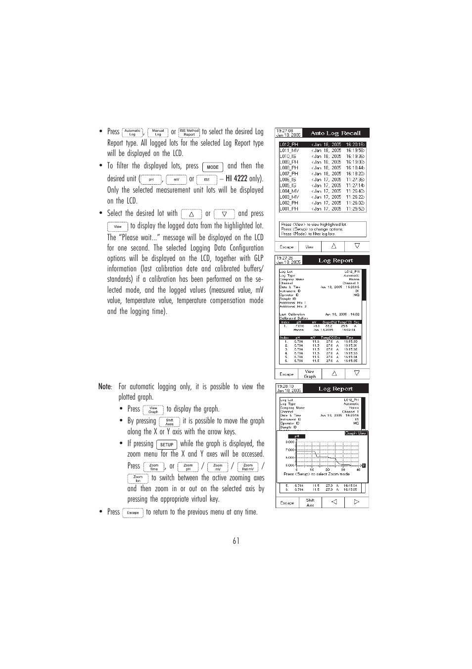 Hanna Instruments HI 4221 User Manual | Page 61 / 76