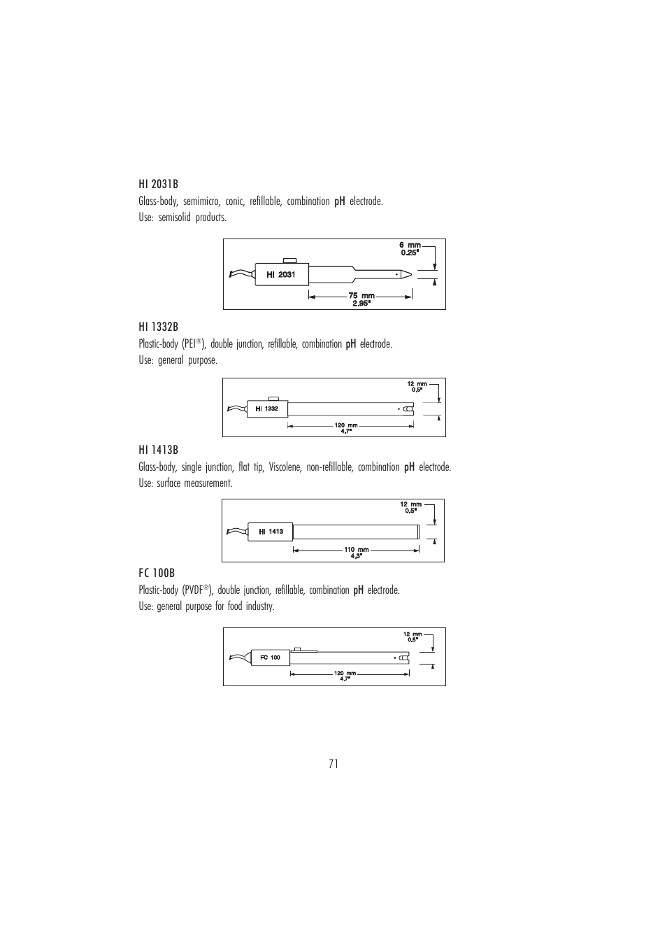 Hanna Instruments HI 4221 User Manual | Page 71 / 76
