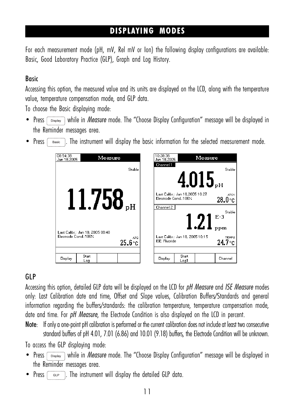 Hanna Instruments HI 4211 User Manual | Page 11 / 76