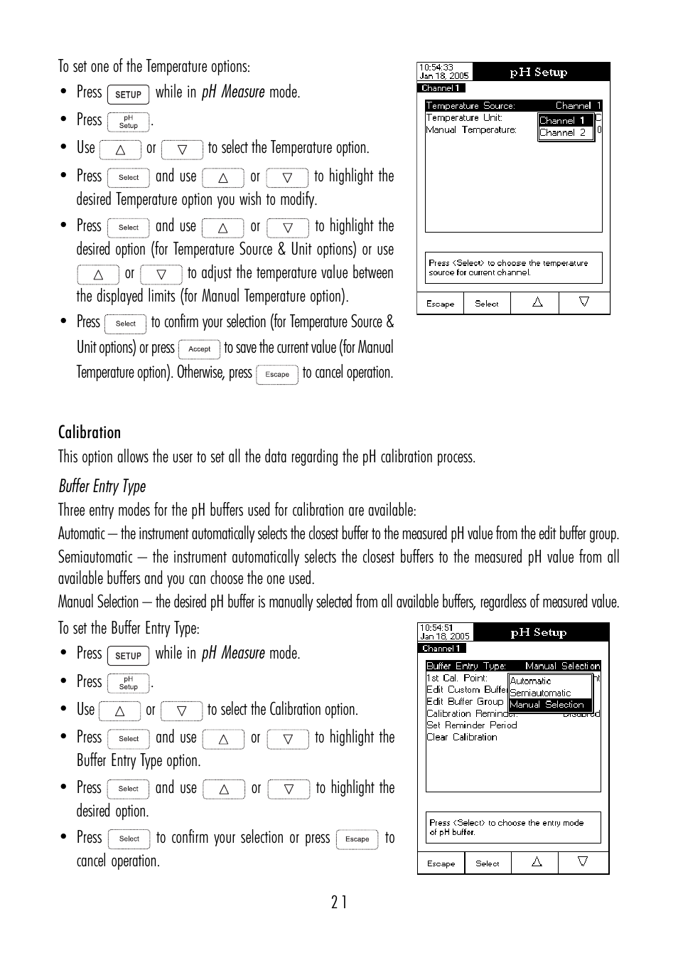 Hanna Instruments HI 4211 User Manual | Page 21 / 76