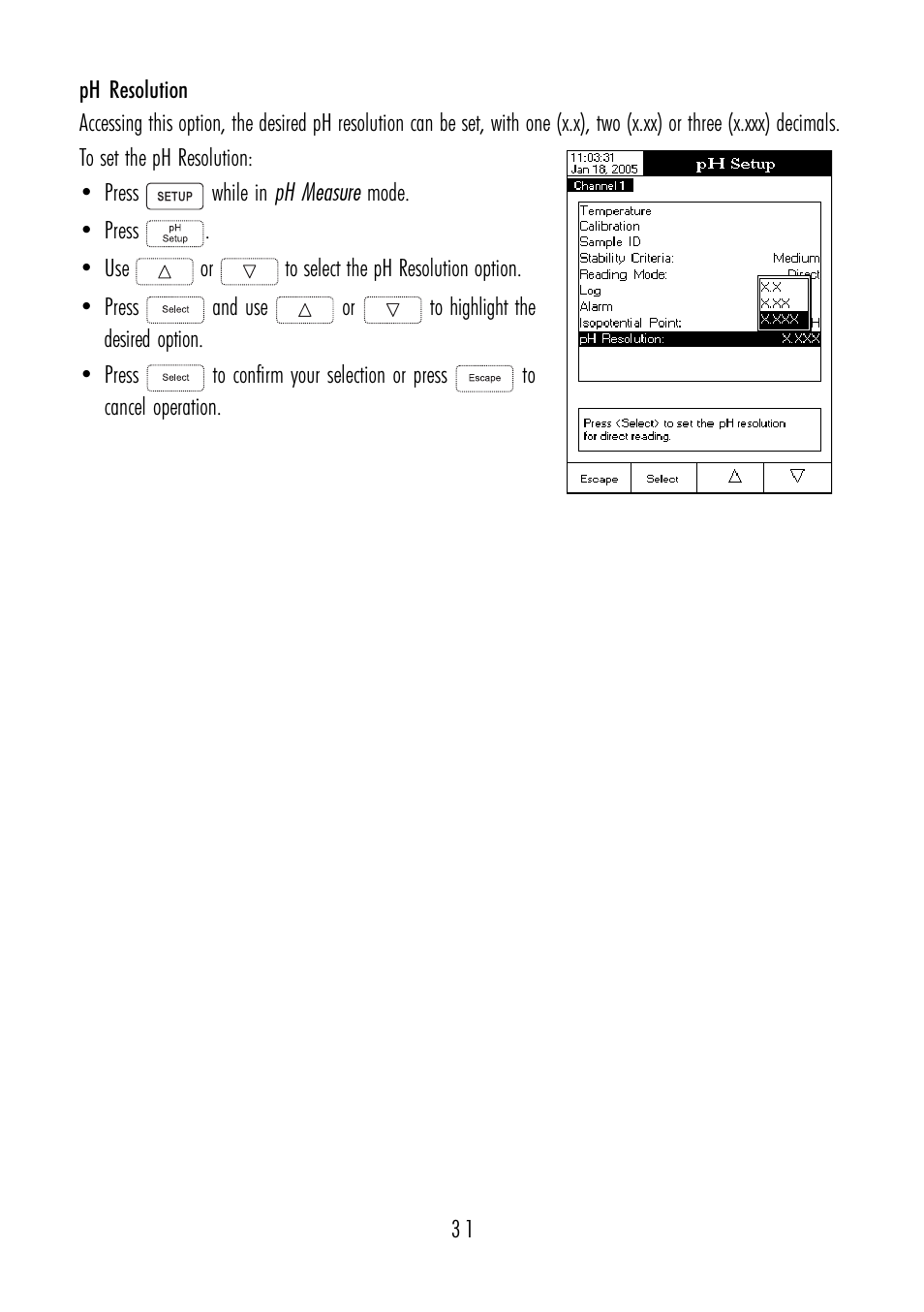 Hanna Instruments HI 4211 User Manual | Page 31 / 76