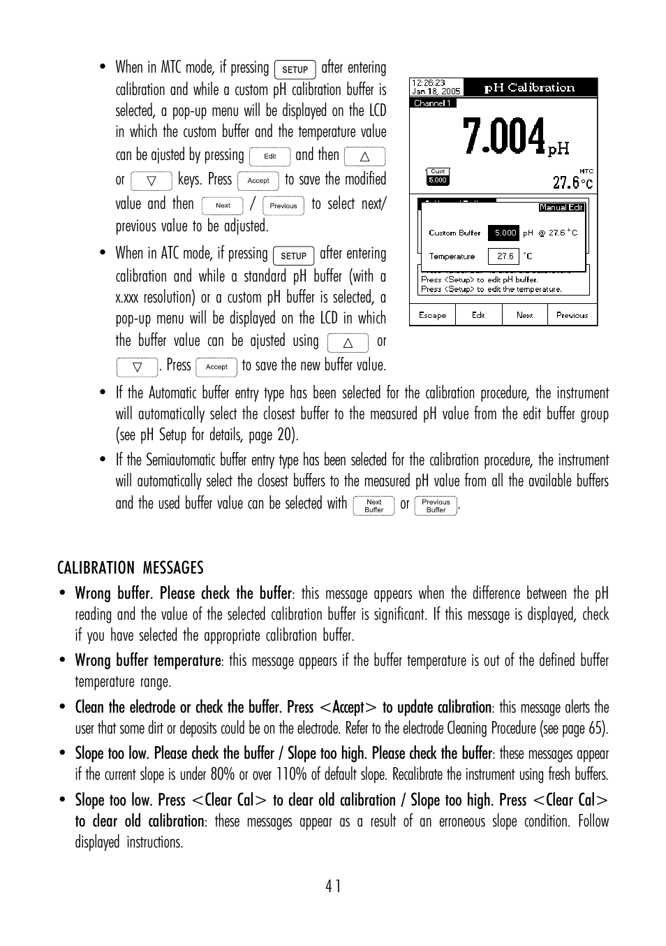 Hanna Instruments HI 4211 User Manual | Page 41 / 76