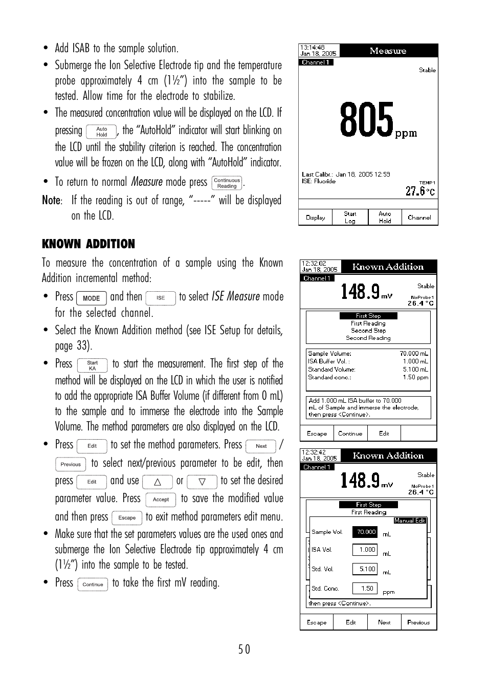 Hanna Instruments HI 4211 User Manual | Page 50 / 76