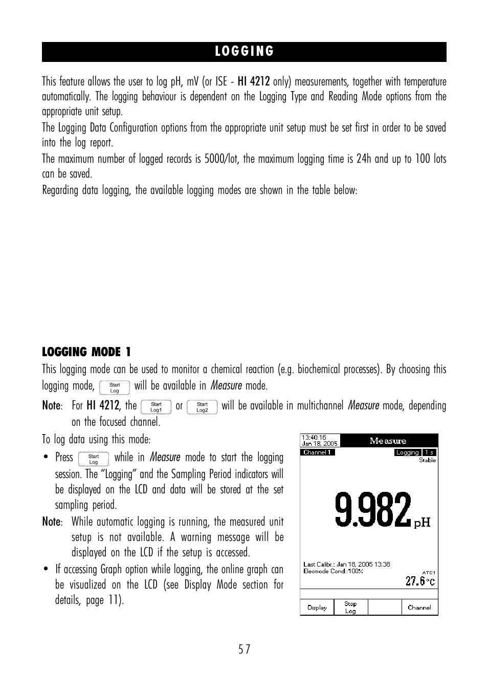 Hanna Instruments HI 4211 User Manual | Page 57 / 76