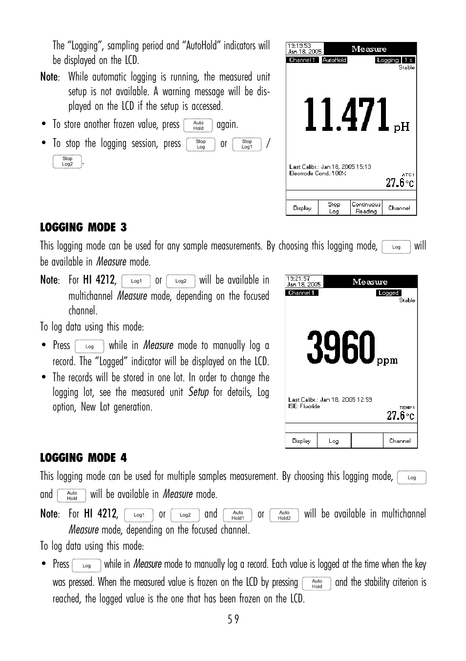 Hanna Instruments HI 4211 User Manual | Page 59 / 76
