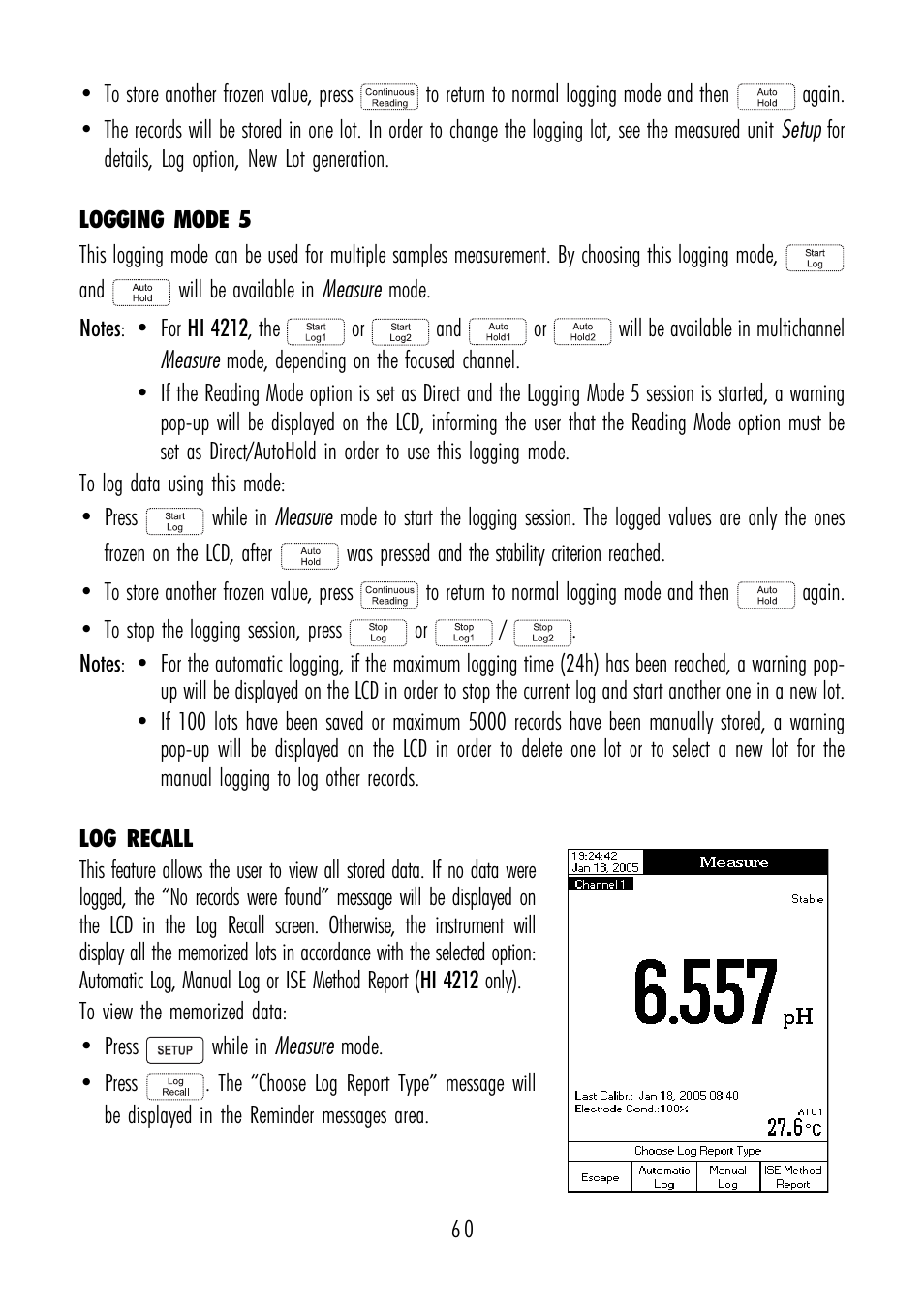 Hanna Instruments HI 4211 User Manual | Page 60 / 76