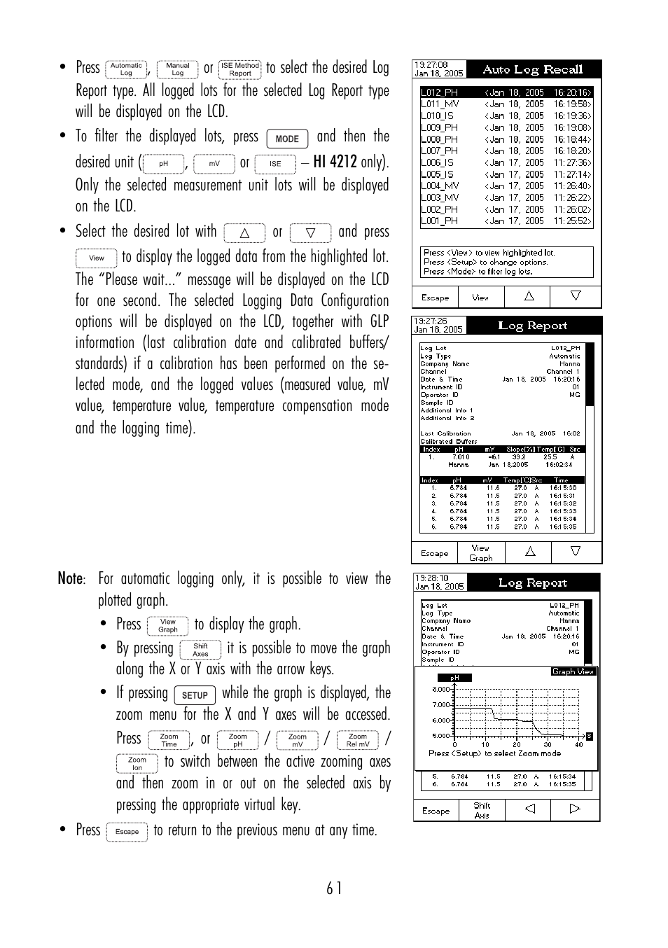 Hanna Instruments HI 4211 User Manual | Page 61 / 76