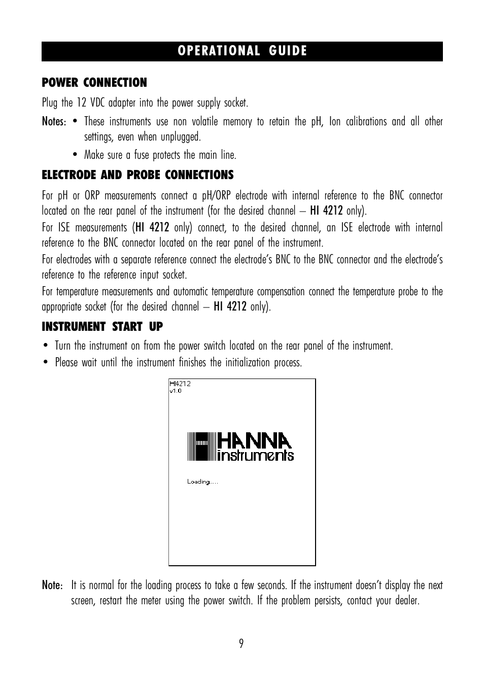 Hanna Instruments HI 4211 User Manual | Page 9 / 76