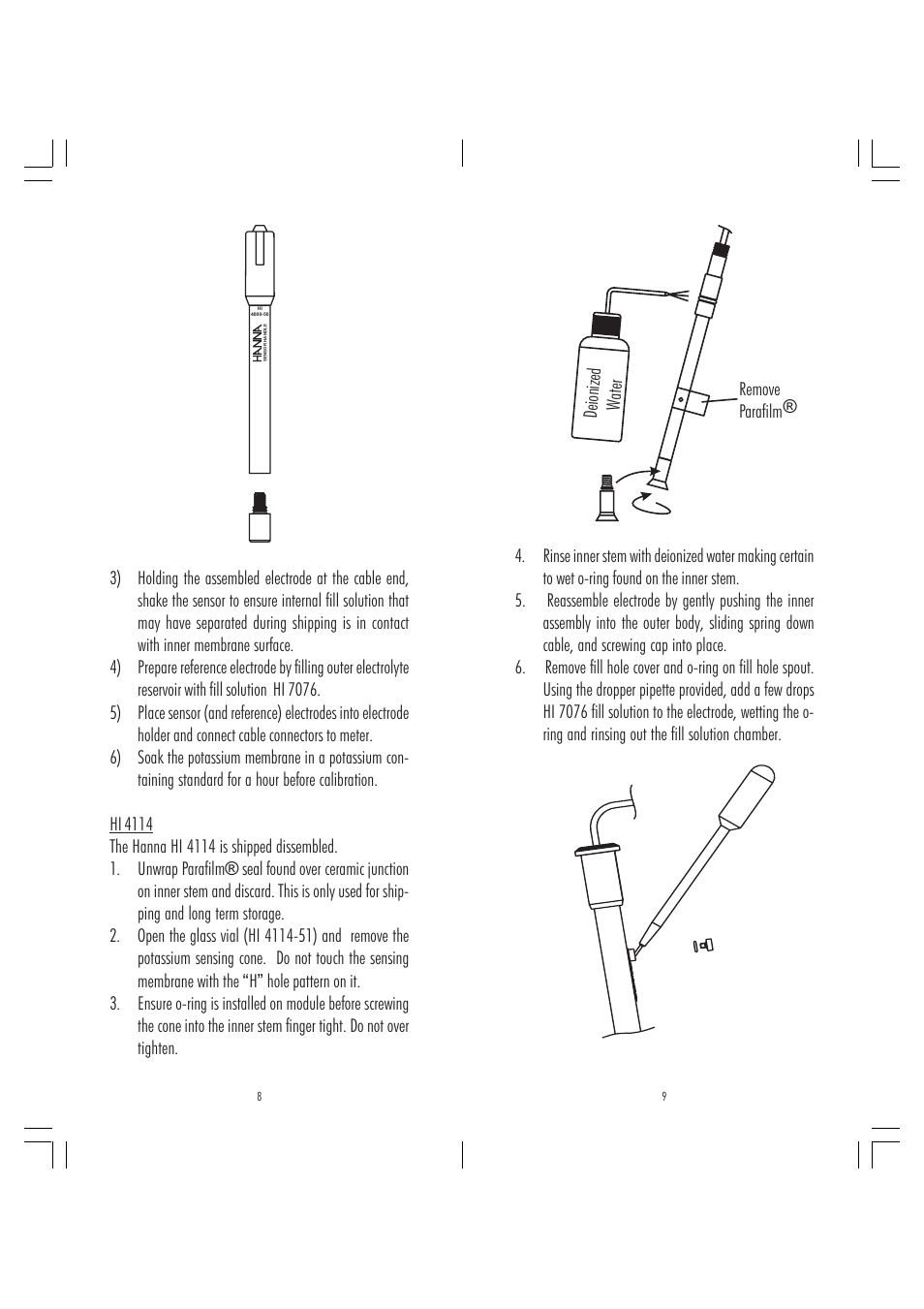 Hanna Instruments HI 4014 User Manual | Page 5 / 9