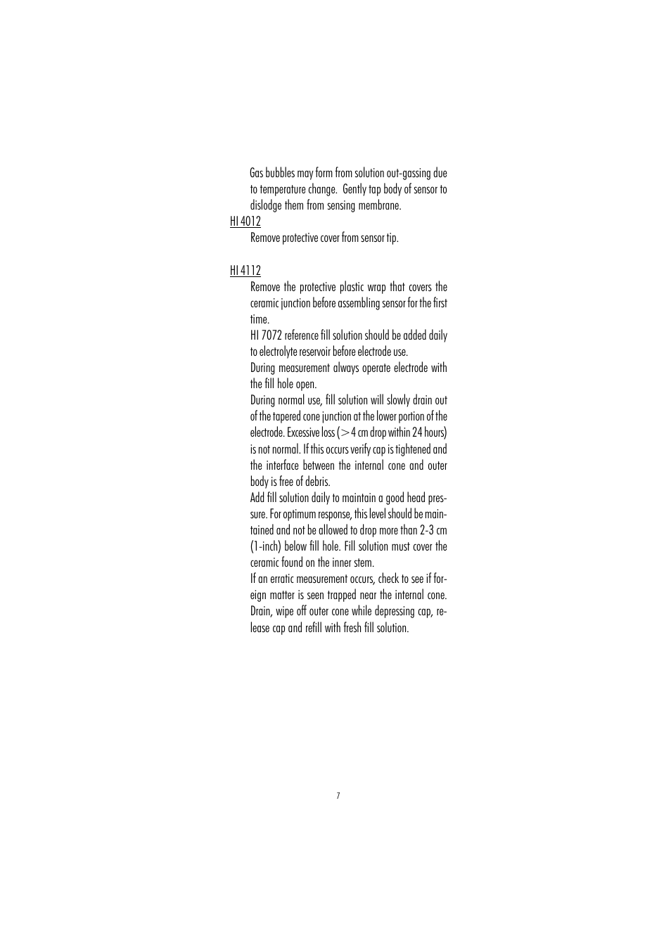 Hanna Instruments HI 4012 User Manual | Page 7 / 16