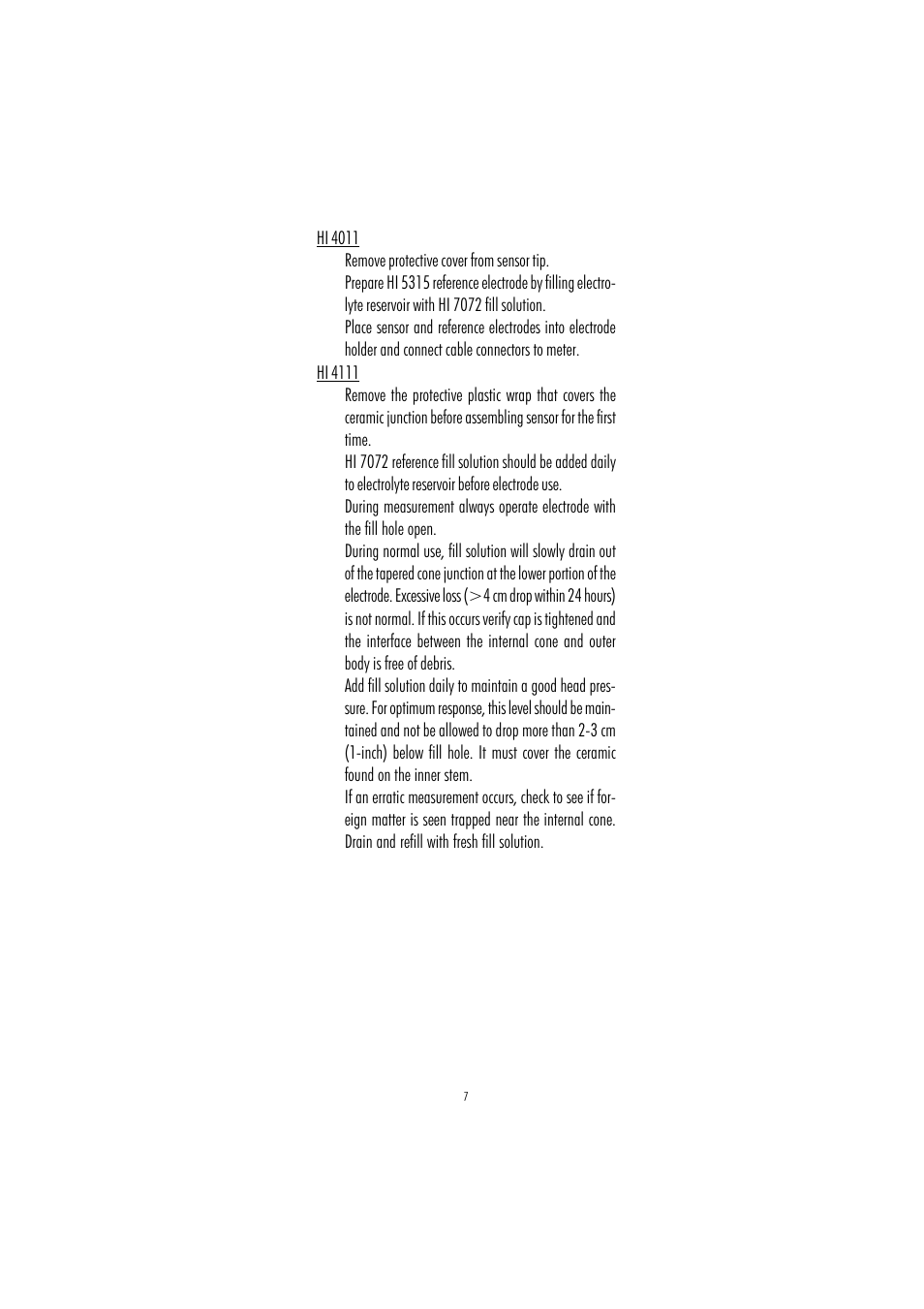 Hanna Instruments HI 4011 User Manual | Page 7 / 16