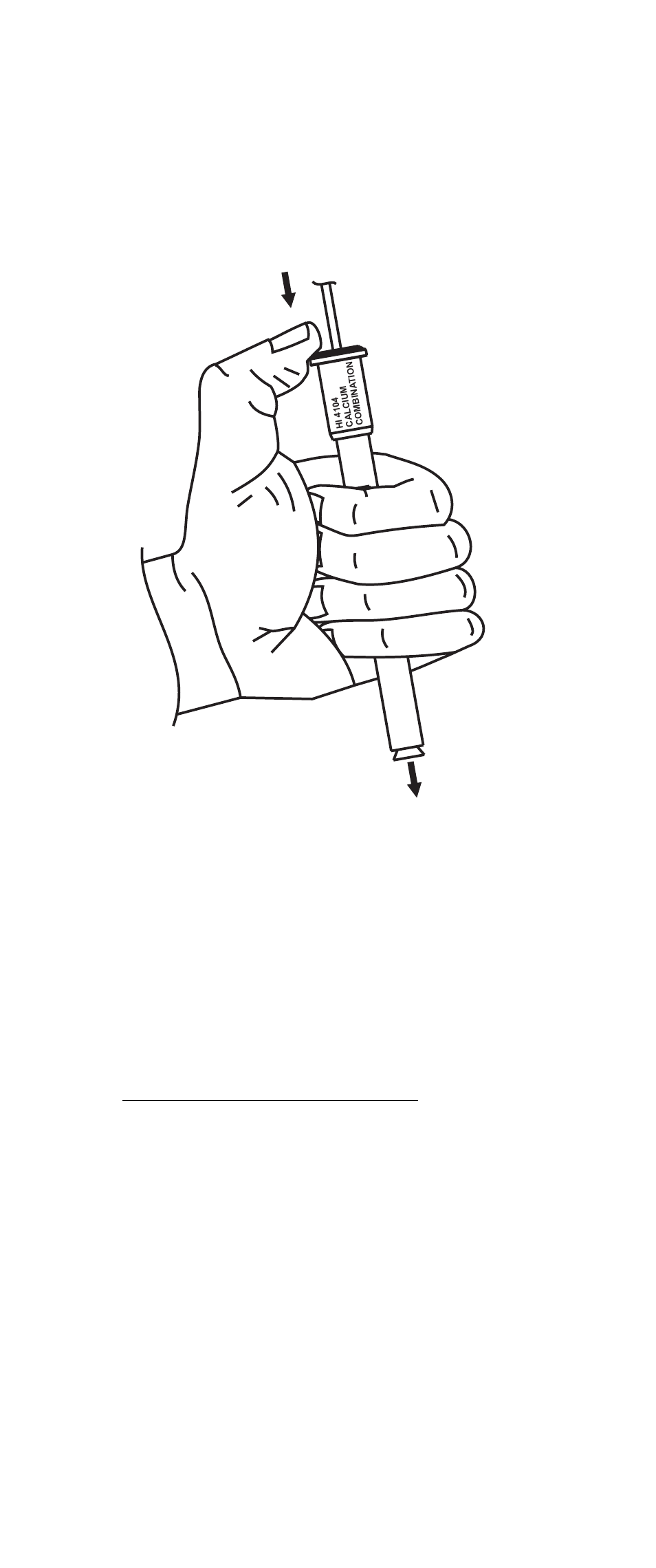 Record the mv when reading has stabilized. this | Hanna Instruments HI 4004 User Manual | Page 10 / 16