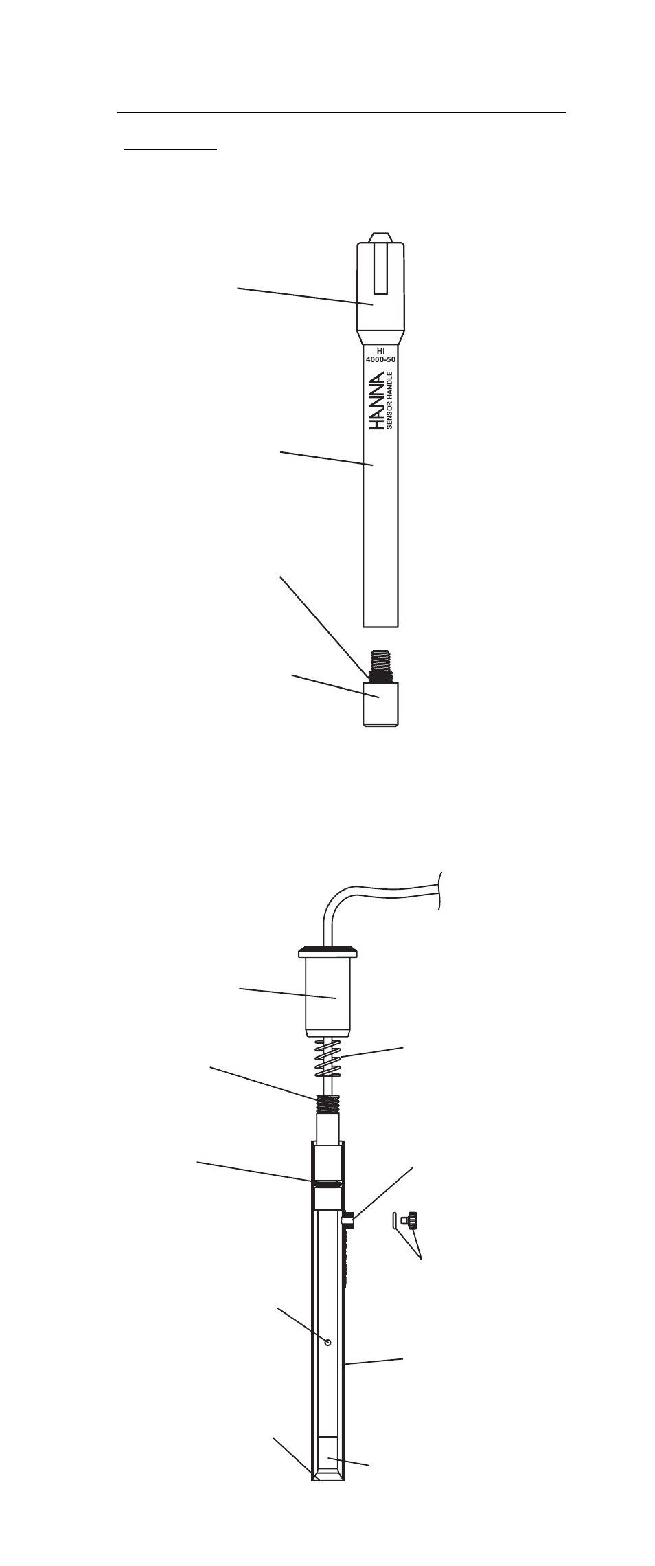 Cap sensing module sensor handle o-ring | Hanna Instruments HI 4004 User Manual | Page 4 / 16
