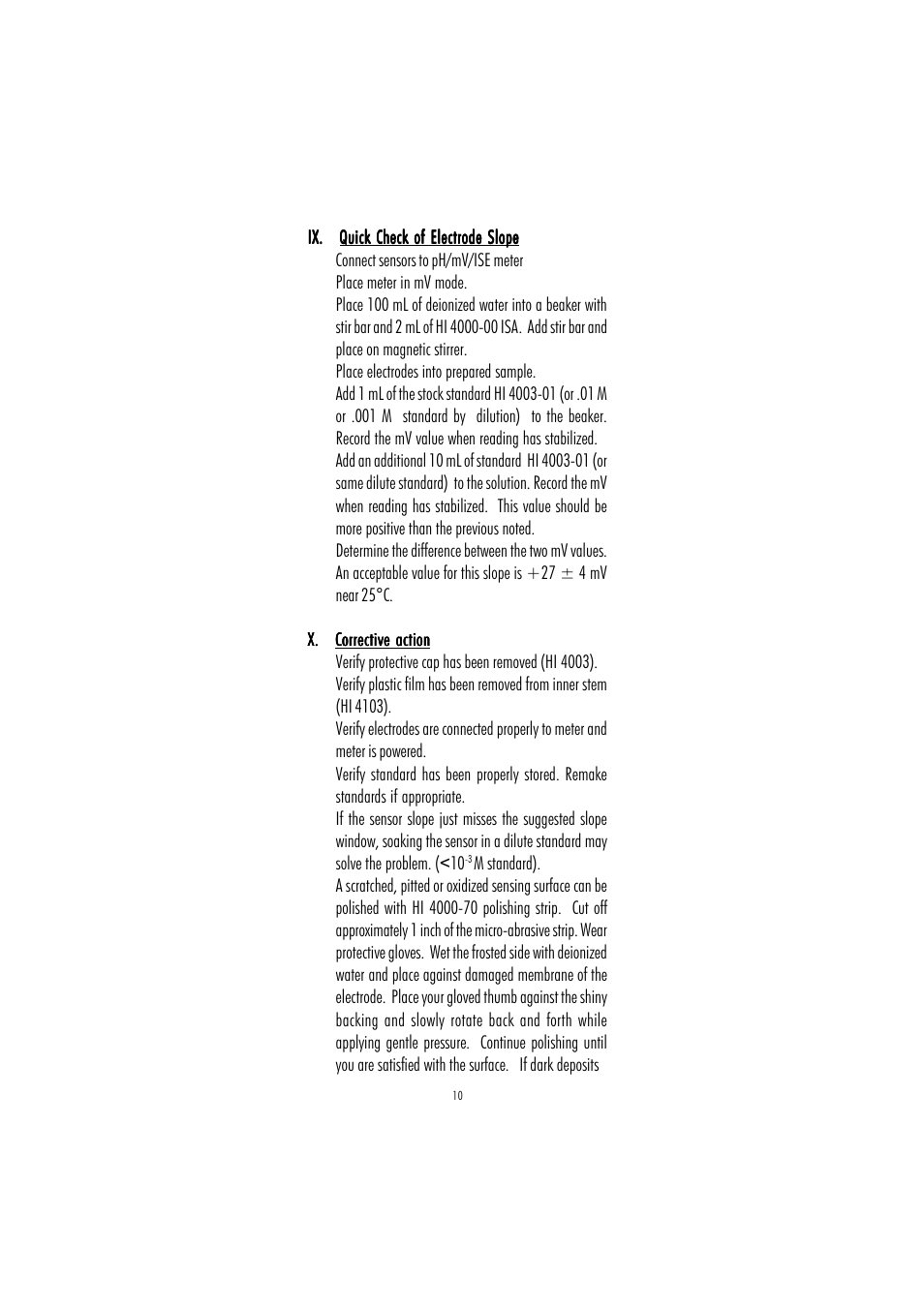Hanna Instruments HI 4003 User Manual | Page 10 / 16