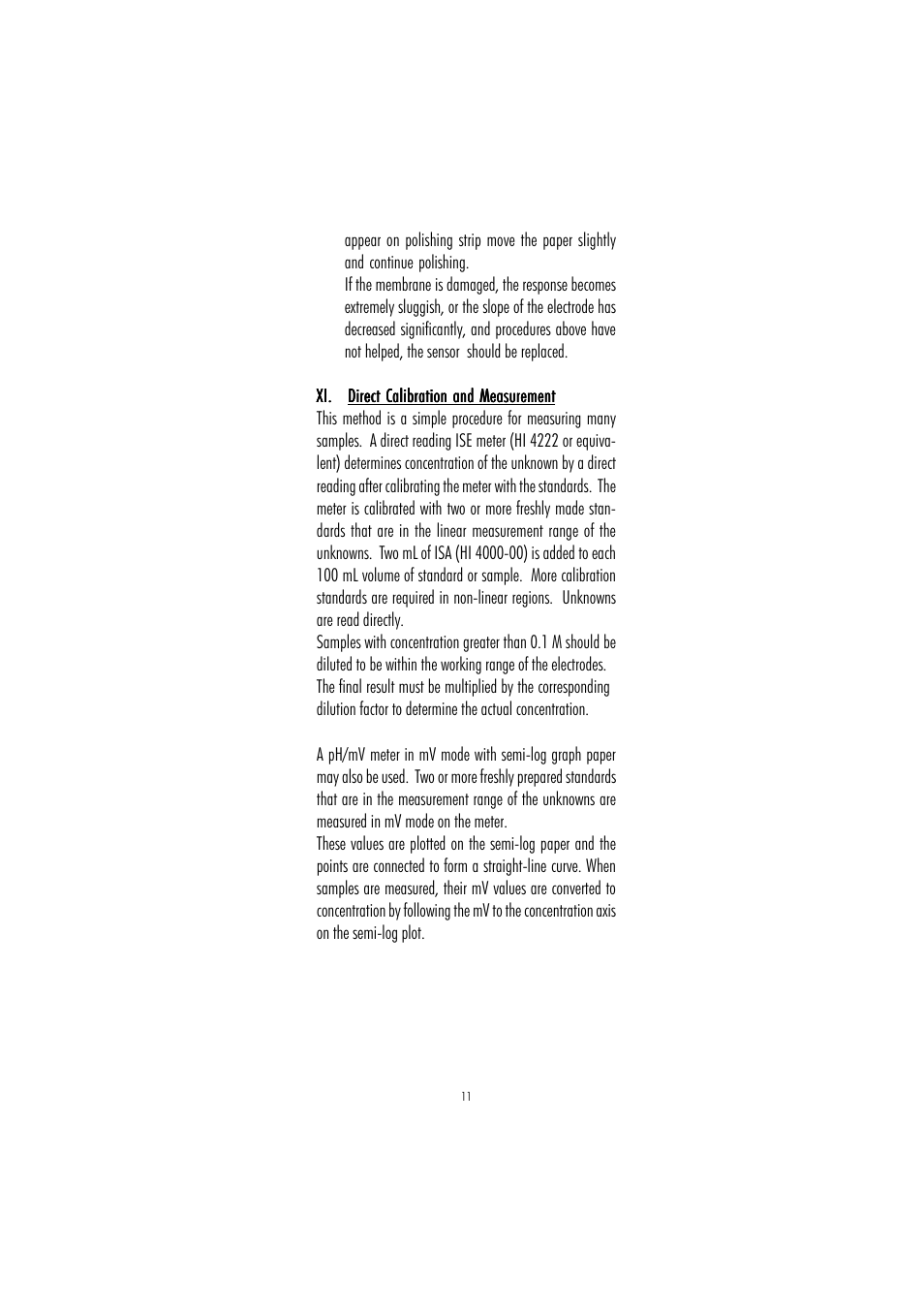 Hanna Instruments HI 4003 User Manual | Page 11 / 16