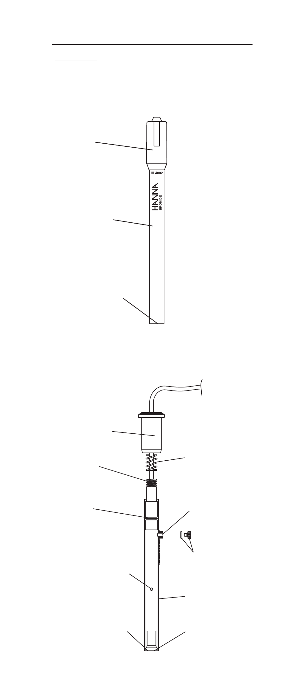 Cap sensing membrane sensor handle | Hanna Instruments HI 4002 User Manual | Page 4 / 16