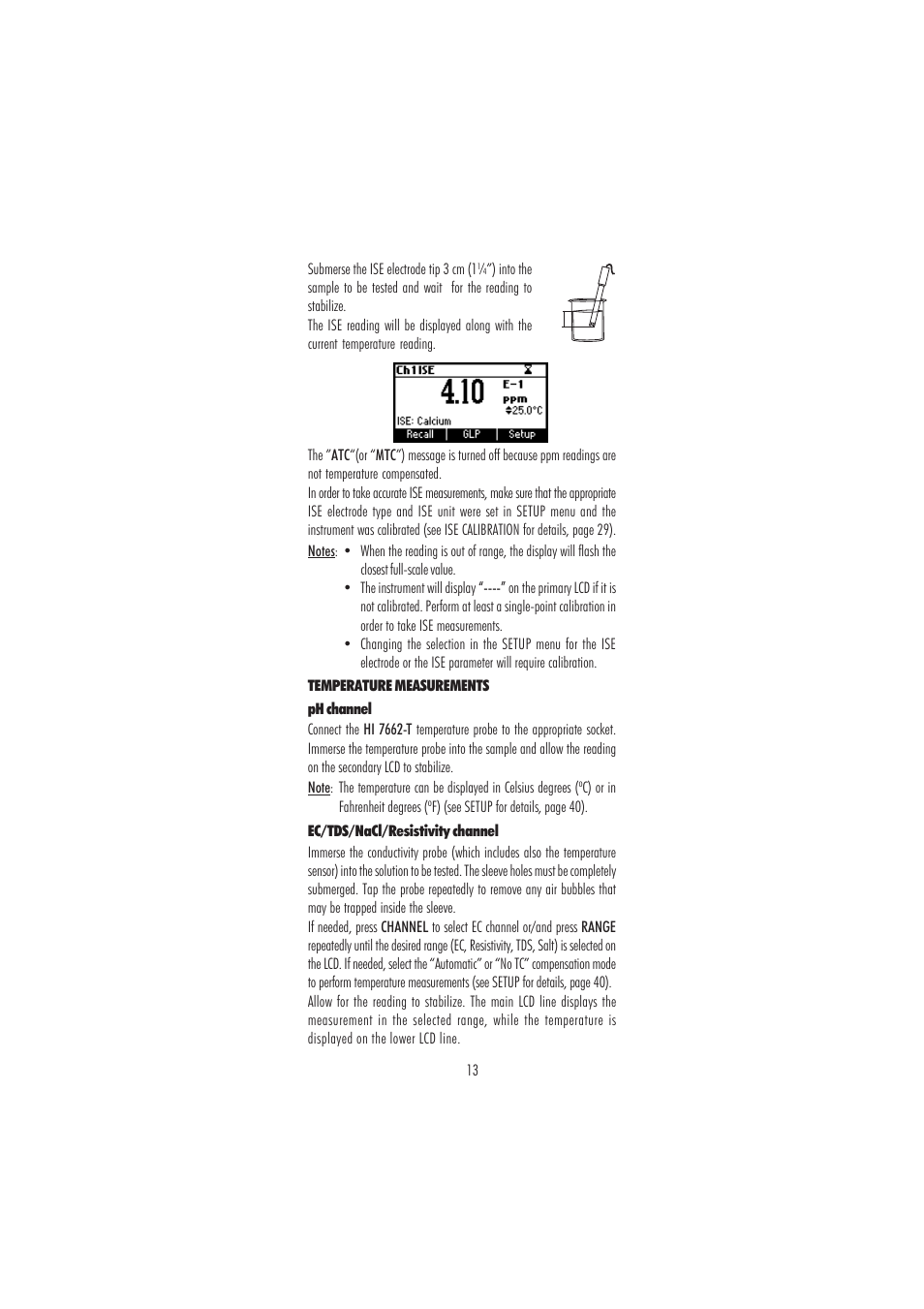 Hanna Instruments HI 3512 User Manual | Page 13 / 84