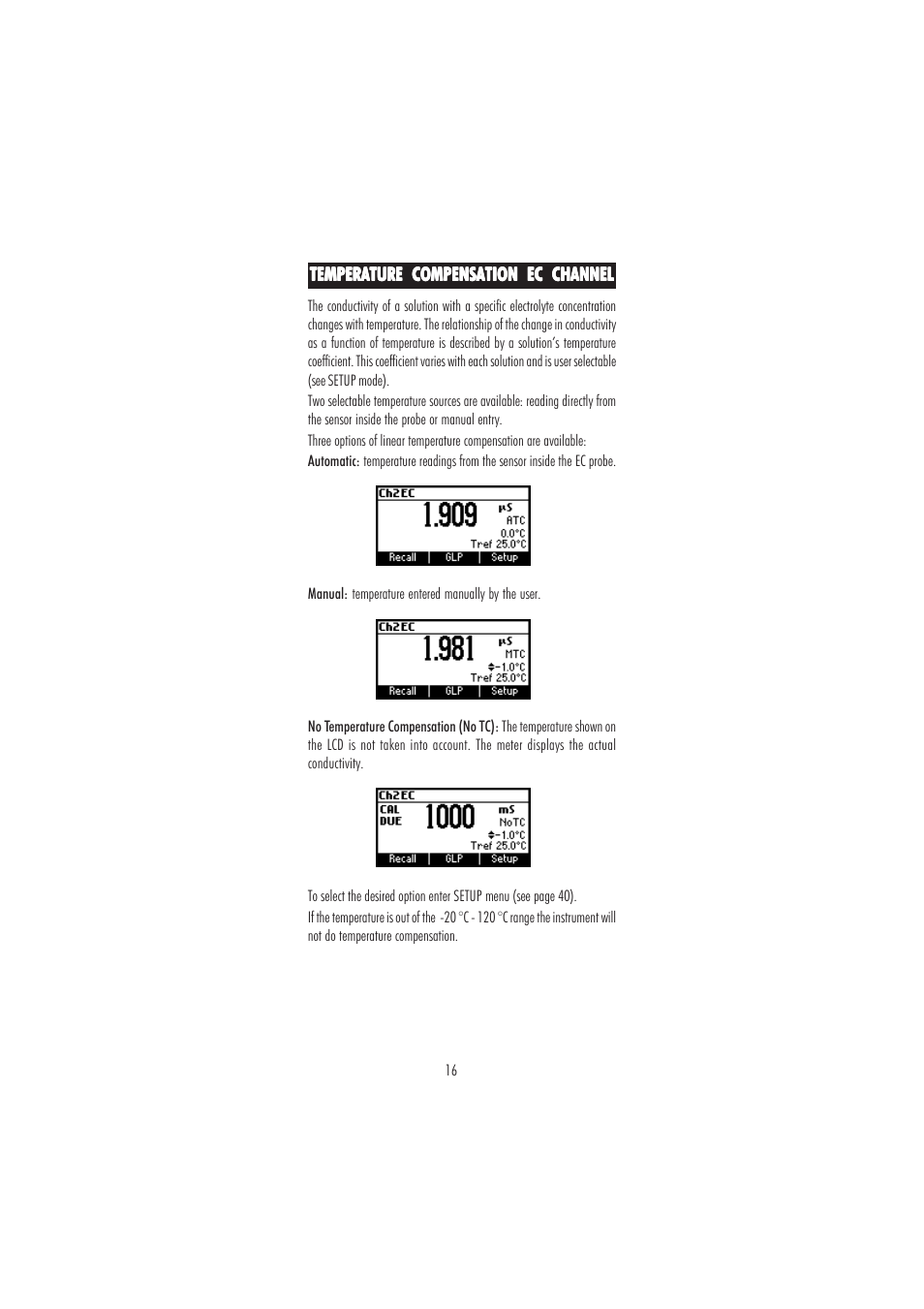 Hanna Instruments HI 3512 User Manual | Page 16 / 84