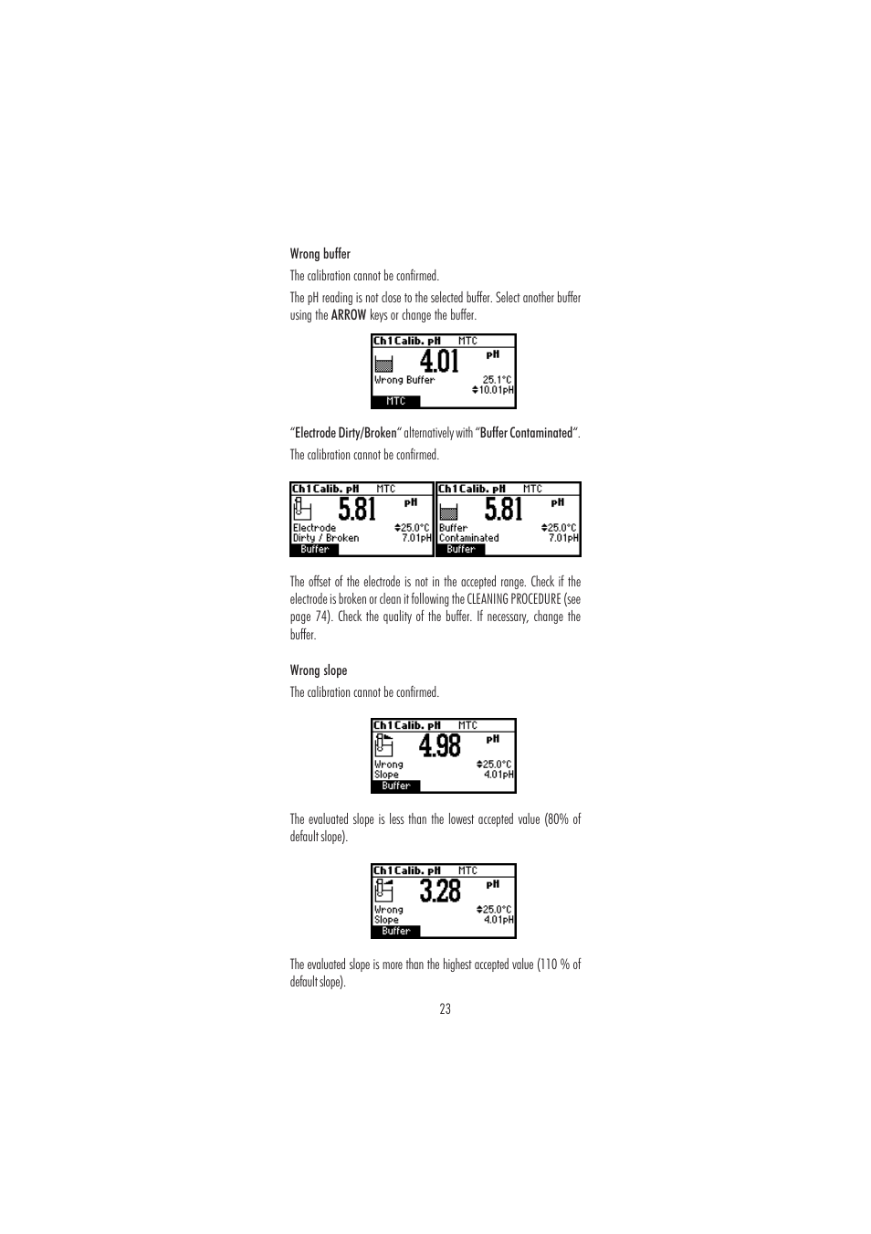 Hanna Instruments HI 3512 User Manual | Page 23 / 84