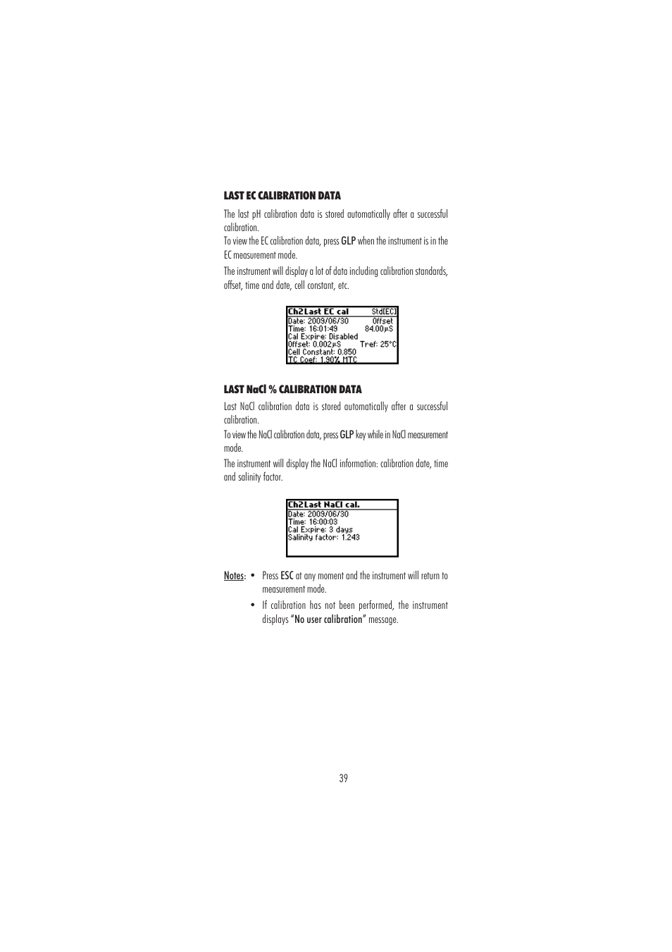 Hanna Instruments HI 3512 User Manual | Page 39 / 84