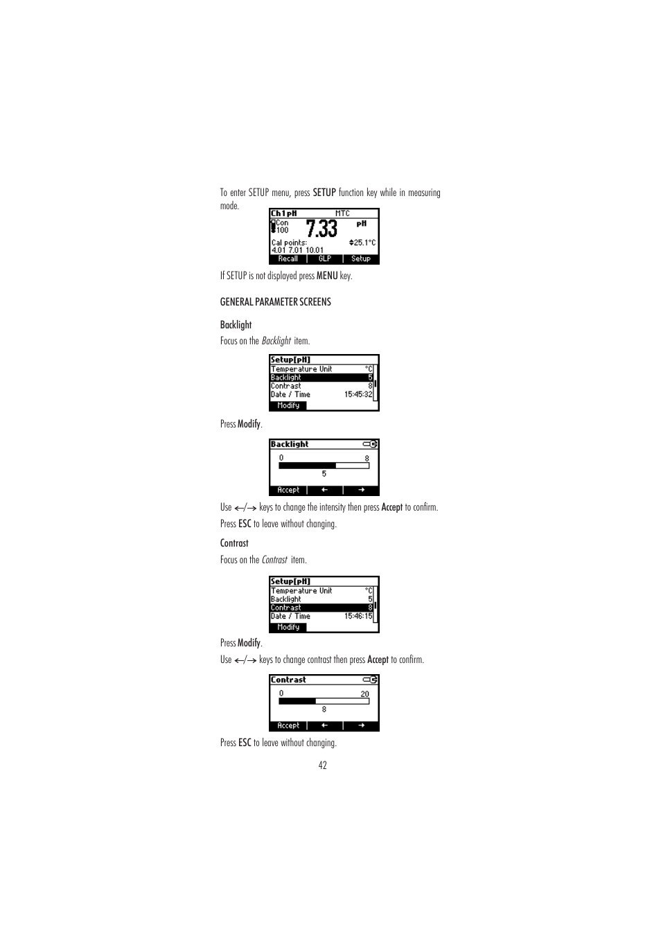 Hanna Instruments HI 3512 User Manual | Page 42 / 84