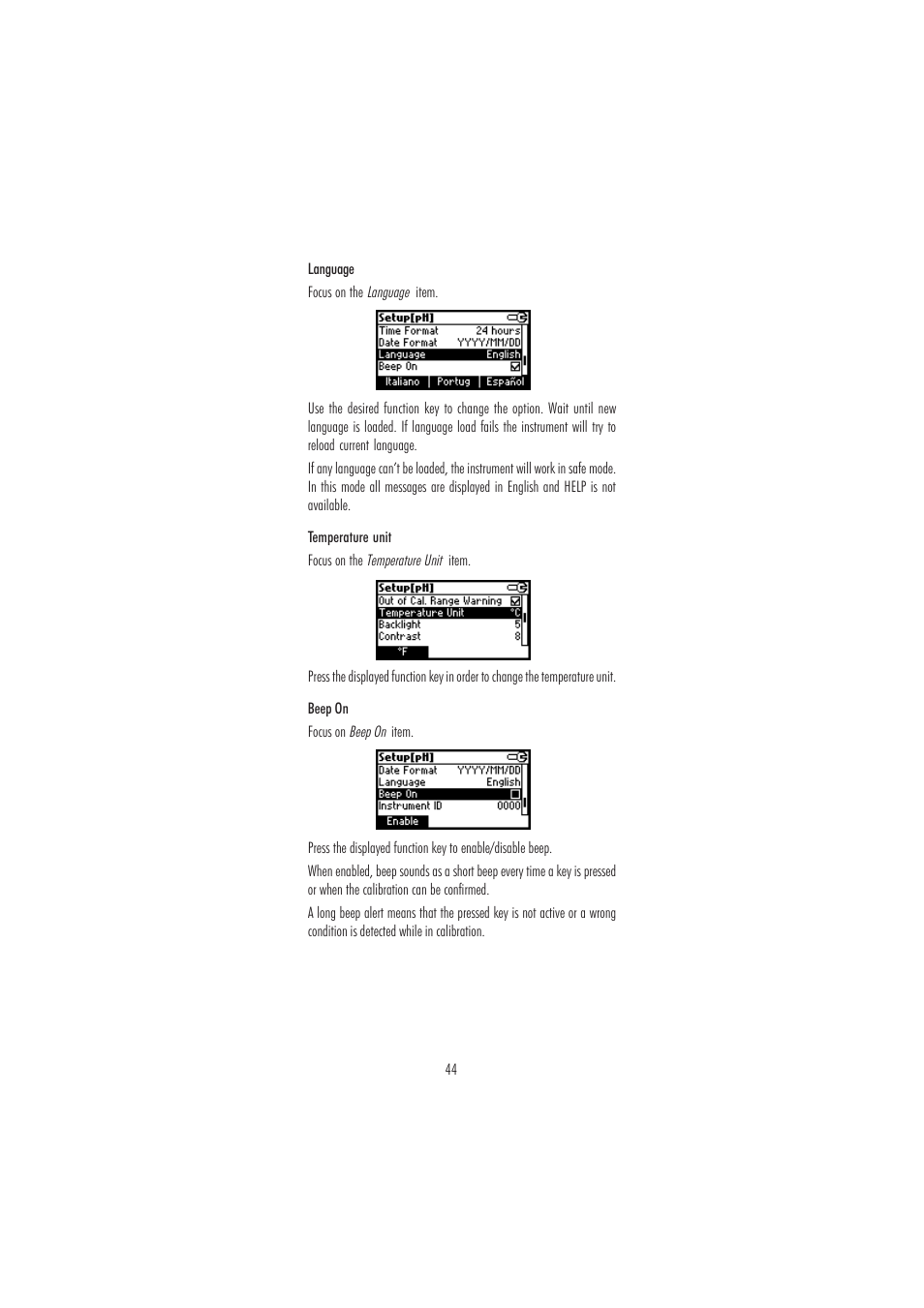 Hanna Instruments HI 3512 User Manual | Page 44 / 84