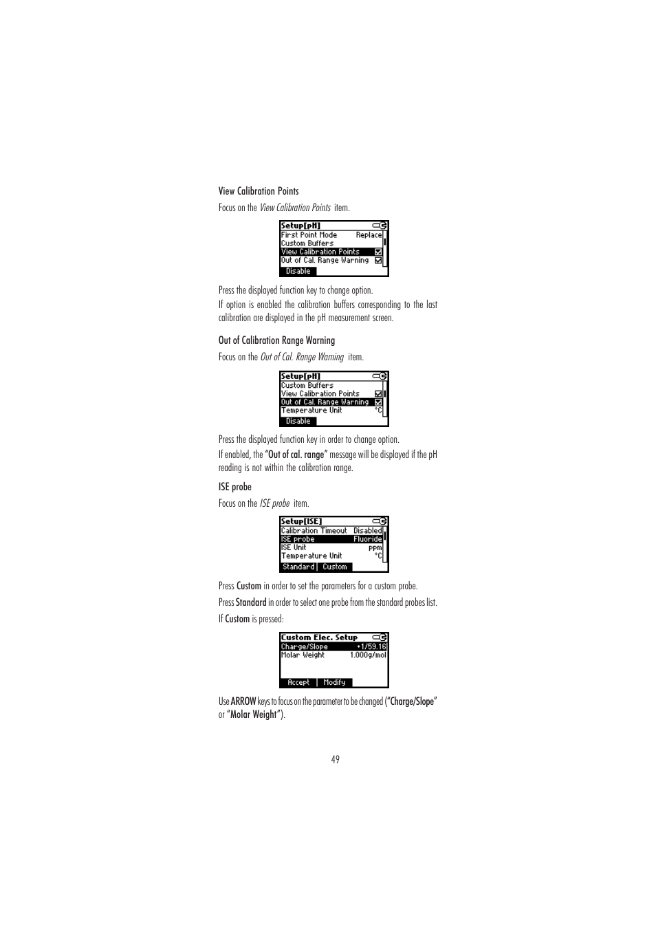 Hanna Instruments HI 3512 User Manual | Page 49 / 84