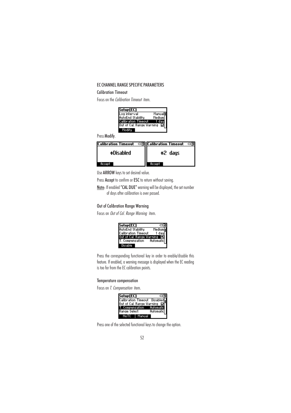 Hanna Instruments HI 3512 User Manual | Page 52 / 84