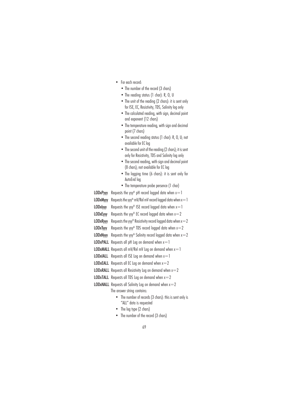 Hanna Instruments HI 3512 User Manual | Page 69 / 84