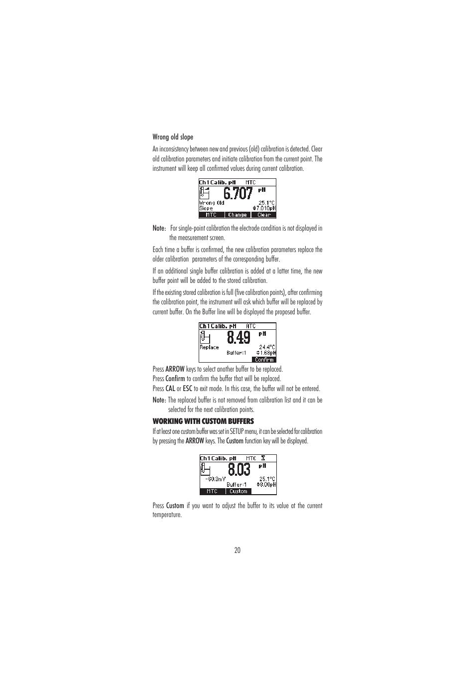 Hanna Instruments HI 3220 User Manual | Page 20 / 68